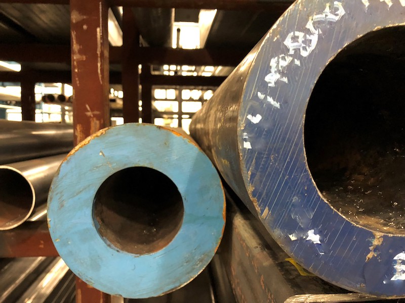 Unpolished OnlineMetals Normalized 4130 Alloy Steel Tube-Round MIL-T 6736 Mill Seamless 0.049 Wall Thickness 0.875 Outside Diameter 12 Length Finish 0.777 Inside Diameter 